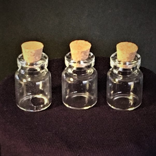 3 glasflaskor